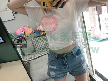 女學生穿著白襪戀足93